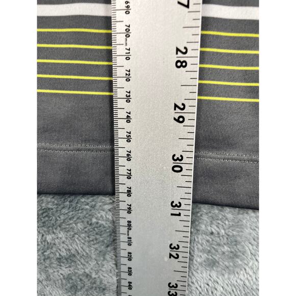 Men’s Nike Golf Large Gray/Green Striped Dri-FIT Polo Shirt Excellent Condition - Picture 9 of 10